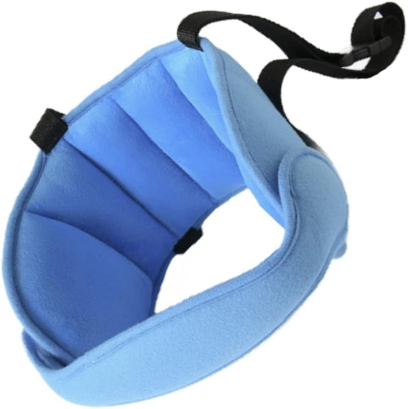 woobles Child Car Head Support, Car Seat Head Support Band Adjustable Child Neck Relief Pillow Safety Carseat Straps - Image 4